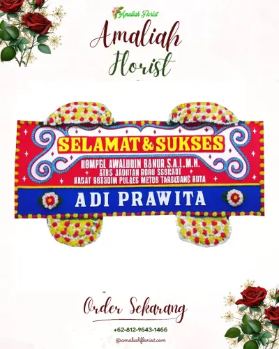 Karangan Bunga Ucapan Selamat di Cilinaya